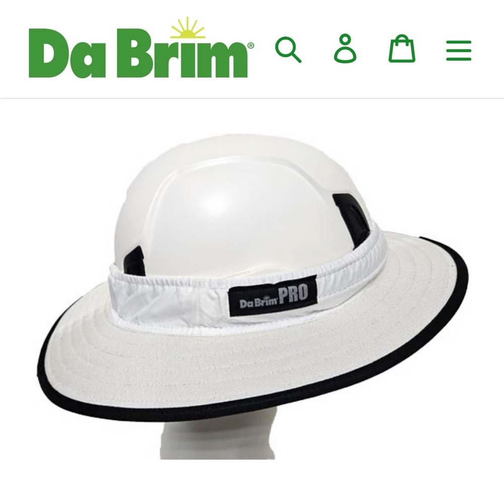 Da Brim cycling riding bike helmet sun visor white waterproof adjustable